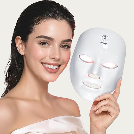 Masker met LED-lichttherapie
