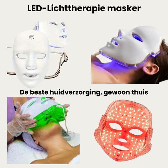 Masker met LED-lichttherapie