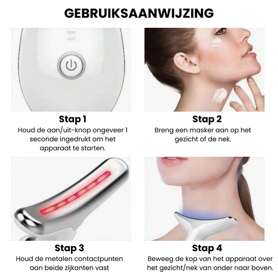 Huidboost Pro - slimme huidtool voor een strakkere en zuivere huid